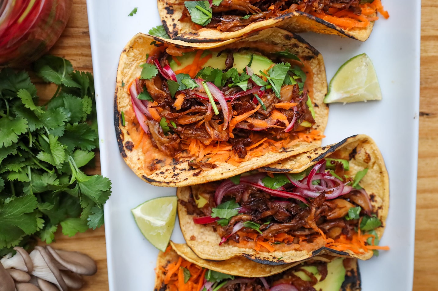 vegan chipotle mushroom tacos 