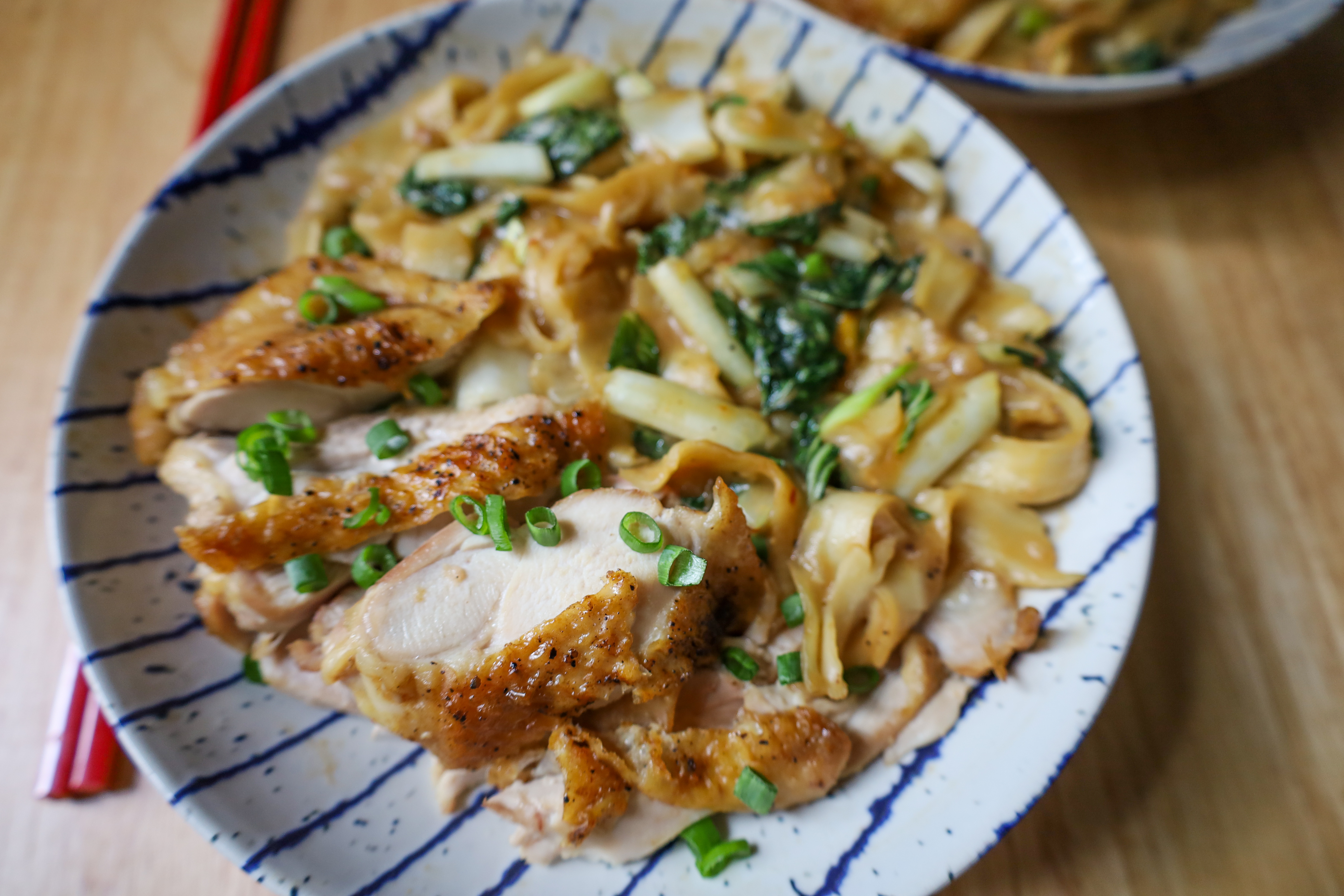 one pot chicken and hoisin noodles