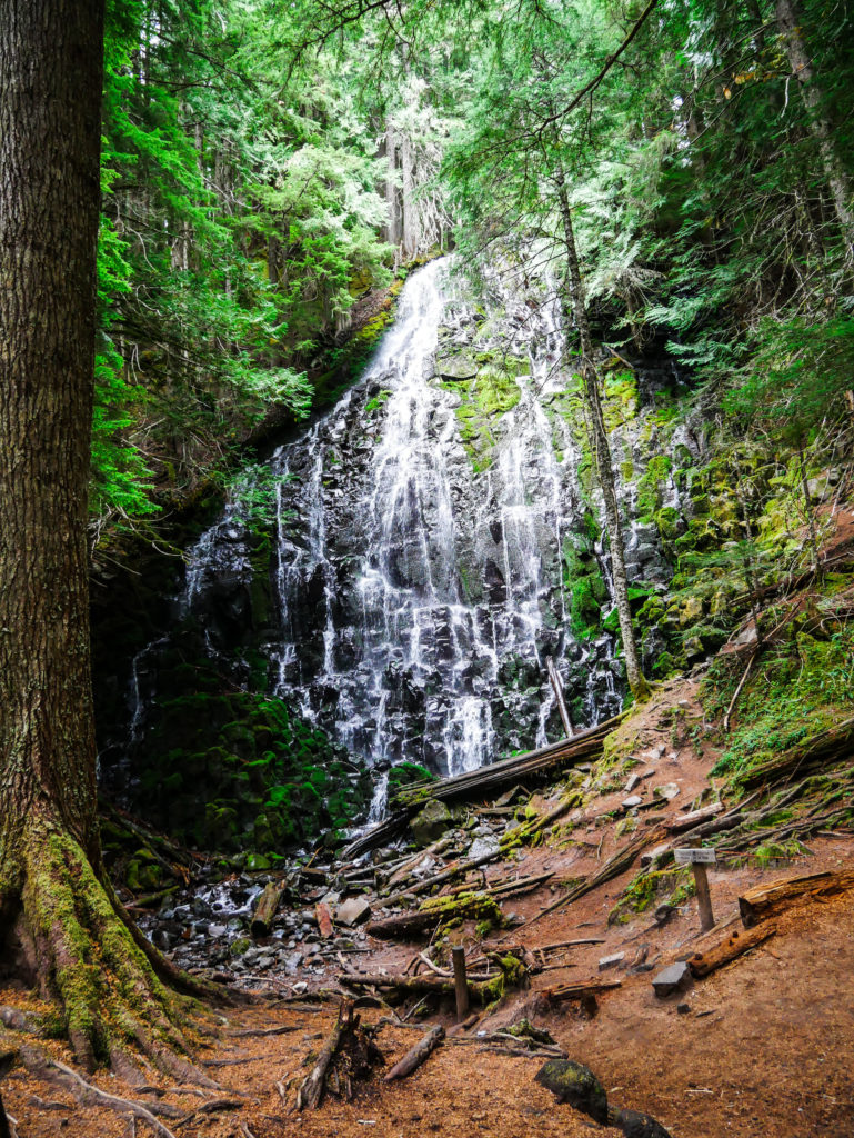 Ramona falls at Mount Hood oregon